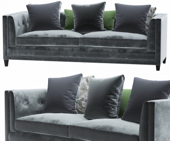 Simple European Style A Sofa For Two-ID:657692917