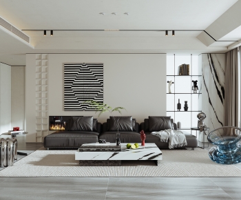 Modern A Living Room-ID:650849104