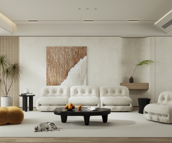 Wabi-sabi Style A Living Room-ID:386378057