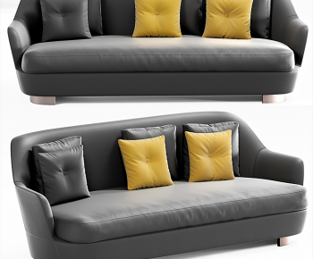 Modern Three-seat Sofa-ID:123285065