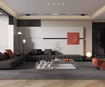 Modern A Living Room-ID:682806972