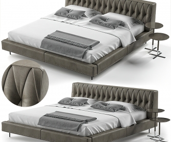 Modern Double Bed-ID:306277995