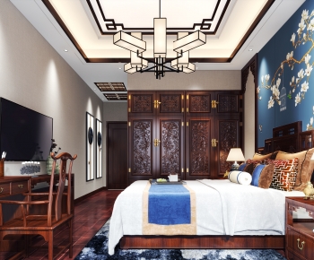 Chinese Style Bedroom-ID:470690774