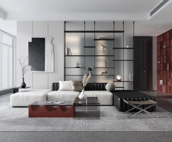 Modern A Living Room-ID:752321961
