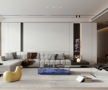 Modern A Living Room-ID:971191881
