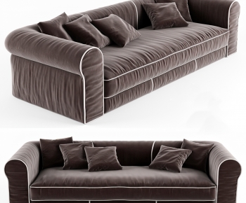 Simple European Style A Sofa For Two-ID:841291082
