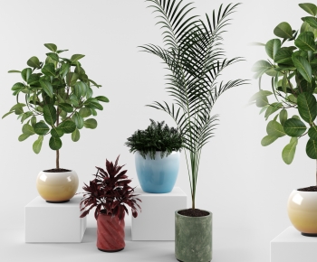 Nordic Style Potted Green Plant-ID:915697108