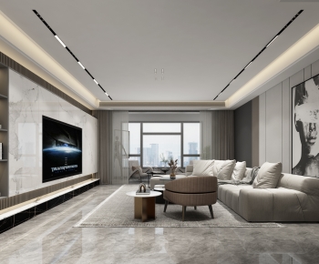 Modern A Living Room-ID:367593058