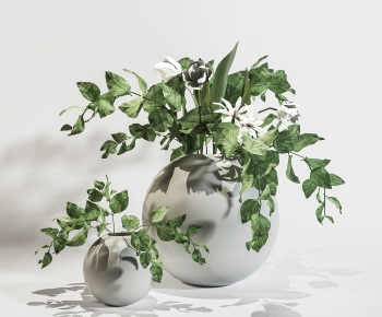 Modern Potted Green Plant-ID:181199073