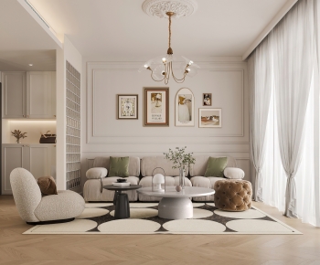 French Style A Living Room-ID:997936014