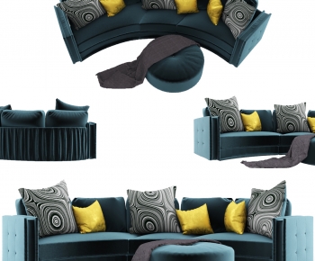 Modern Curved Sofa-ID:897830017