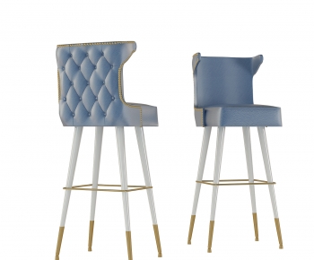 Simple European Style Bar Chair-ID:896950014