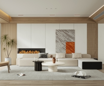 Wabi-sabi Style A Living Room-ID:293006907