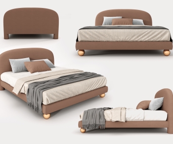 Modern Double Bed-ID:603117945