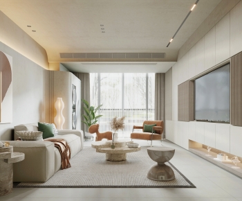 Wabi-sabi Style A Living Room-ID:839263926