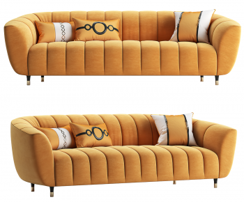 Modern Three-seat Sofa-ID:567373995