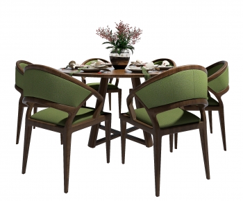 Modern Dining Table And Chairs-ID:215169911