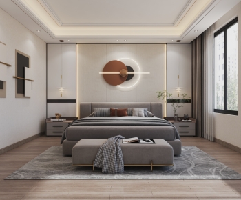 Modern Bedroom-ID:741465096