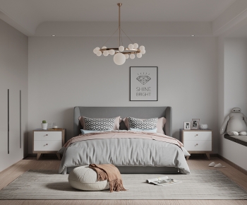 Nordic Style Bedroom-ID:402544027