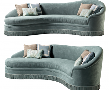 Simple European Style Curved Sofa-ID:818713901