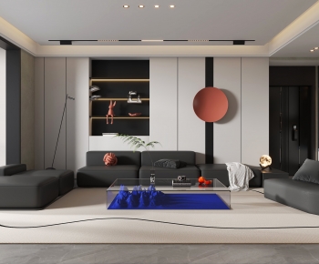 Modern A Living Room-ID:149971016