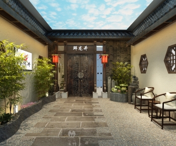 Chinese Style Facade Element-ID:542448048