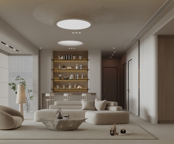 Wabi-sabi Style A Living Room-ID:252959979