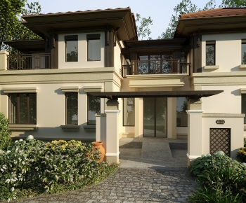 European Style Villa Appearance-ID:674479019