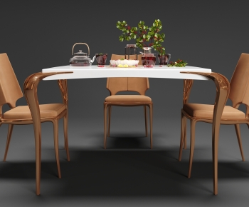 Nordic Style Dining Table And Chairs-ID:762695077