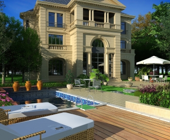 European Style Villa Appearance-ID:188544033