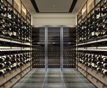 Modern Wine Cellar/Wine Tasting Room-ID:649863004