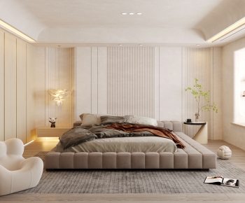 Wabi-sabi Style Bedroom-ID:431453946