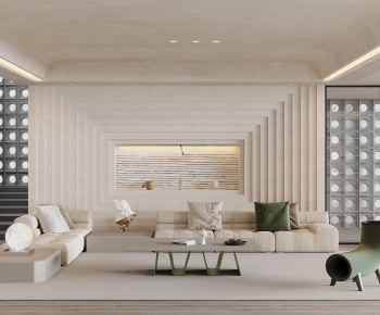 Wabi-sabi Style A Living Room-ID:570321087