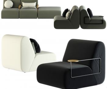 Modern Single Sofa-ID:838462115