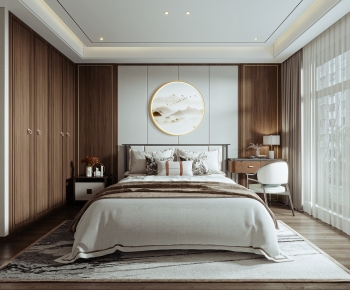 New Chinese Style Bedroom-ID:472556116