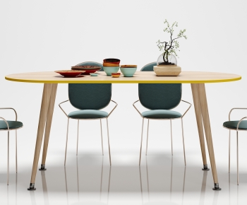 Modern Dining Table And Chairs-ID:708354004