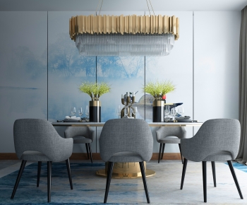 Modern Dining Table And Chairs-ID:515218979