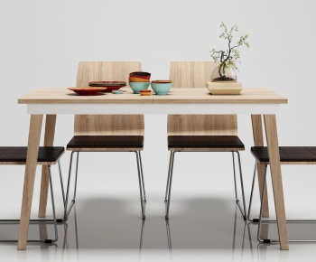 Modern Dining Table And Chairs-ID:388700967