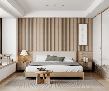 Japanese Style Bedroom-ID:332441099