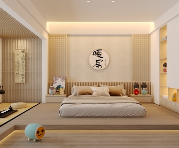 Japanese Style Bedroom-ID:953496939