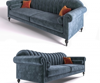 Simple European Style A Sofa For Two-ID:874447111