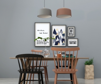 Modern Dining Table And Chairs-ID:649955033