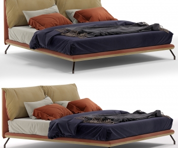 Modern Double Bed-ID:799648057