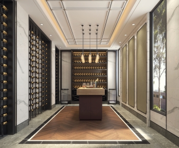 New Chinese Style Wine Cellar/Wine Tasting Room-ID:199871062