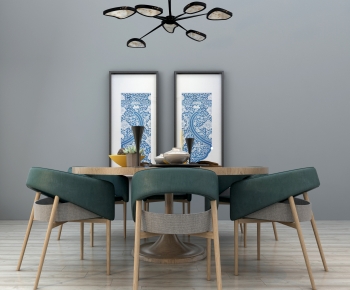 Modern Dining Table And Chairs-ID:563325884