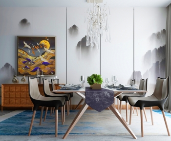 Modern Dining Table And Chairs-ID:184475903