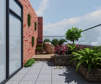 Modern Courtyard/landscape-ID:367710656