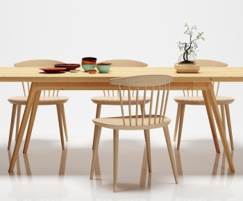 Modern Dining Table And Chairs-ID:720439917