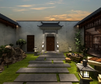 Chinese Style Courtyard/landscape-ID:933372025