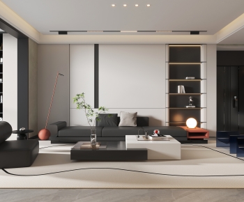 Modern A Living Room-ID:835175999